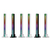 cheap Smart Lights-RGB LED Smart Light Voice-controlled Synchronous Rhythm Light Internet Popular Color Music Environment Light Car Desktop Sensing Creative Led Atmosphere Light