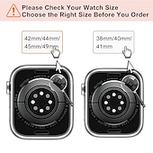 billiga Apple Watch-band-Smyckesarmband Kompatibel med Apple Watch klockband 38mm 40mm 41mm 42mm 44mm 45mm 49mm Lyx PU-läder Ersättningsurband för iwatch Series Ultra 8 7 6 5 4 3 2 1 SE