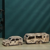 levne Skládačky-3D dřevěné puzzle kutilský model rv puzzle hračka dárek pro dospělé a dospívající festival / dárek k narozeninám