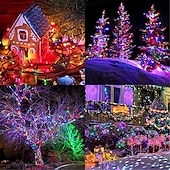 preiswerte USB-Lichterketten-weihnachtslichter fee lichterketten innen außen usb mit fernbedienung 10m 20m dunkelgrüner draht lichterketten 100/200 leds 17key fernbedienung cluster lichter urlaubslichter usb urlaub hochzeit
