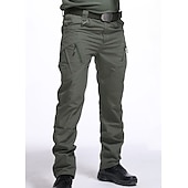 abordables Pantalons de Course &amp; Collants-Homme Ripstop Coupe Vent Militaire Noir Vert