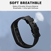 economico Altri cinturini per orologi-Cinturino per orologio  per Huawei Band 4 Pro, Band 3 Pro, Band 3 Silicone Sostituzione Cinghia Elastico Regolabili Traspirante Cinturino sportivo Polsino