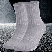 お買い得  スポーツソックス-男性用 女性用 ハイキングソックス スキーソックス スポーツソックス 冬 アウトドア 防風 ウォーム 高通気性 速乾性 靴下 純色 メリノウール ブラック ライトグレー グレー のために 狩猟 スキー 釣り