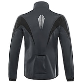 baratos Jaquetas e Gilets para homens-Arsuxeo Homens Jaqueta para Ciclismo Jaqueta Corta-Vento Casaco de lã Inverno Térmico / Quente A Prova de Vento Forro de Velocino Respirável Moto Jaqueta Ciclismo de Montanha Ciclismo de Estrada