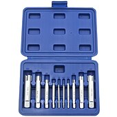 ieftine set de burghie-10 bucăți/set îndepărtați șuruburi deteriorate pentru extracție de robinet set de burghie accesorii pentru casă unelte din oțel aliat spart