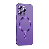 رخيصةأون جرابات آيفون-هاتف غطاء من أجل Apple ايفون 16 آيفون 15 برو ماكس بلس iPhone 14 Pro Max Plus iPhone 13 12 11 Pro Max مع ماجسيف حامي عدسة الكاميرا دعم الشحن اللاسلكي ماتي متجمد لون الصلبة TPU