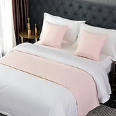 cheap Bedding Accessories-Bed Runner Bed Scarf, Decorative Bed Scarf for Home Hotel Bedspreads Scarves Protection Modern Solid Bed Runner for Foot of Bed Home Bedroom Bedding Decoration