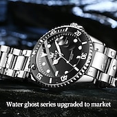 economico Orologi al quarzo-OLEVS Orologi Al Quarzo da Uomo Top Brand Lusso Business Impermeabile Luminosa Grande Cassa Orologi da Polso Sportivi in Acciaio Inossidabile