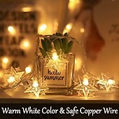 cheap Battery String Lights-Star Fairy String Lights Christmas Holiday Lights 10M 80LEDs with 13key Remote Control Creative Party Holiday Optional Remote Controller Battery Box or Remote Controller USB 1set