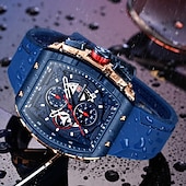olcso Quartz órák-MINI FOCUS Quartz Sport Óra Férfiaknak Kronográf Lumineszcens Naptár Katonai Férfi Órák Felső Márka Luxus Szilikon Szalag Vízálló Apák Napjára