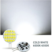 abordables Ampoules LED type maïs-10 pièces led bi broches lumières 24led ac/dc12v-36v courant constant large tension maïs lumières led bi-pin lumières g4 pin 5730 smd perles fenêtre armoire lampe ménage intérieur lampe lampe
