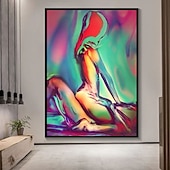 levne Postavy-1 panel lidé tiskne nahé umění nástěnné umění moderní obraz domácí dekorace závěs na zeď dárek srolované plátno bez rámu, nenatažené