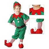 olcso Karácsonyi jelmezek-Mikulás Manó Mrs.Claus Felszerelések Karácsonyi kalap Divatos karácsonyi ruha Férfi Női Fiú Lány Karácsony Farsang szenteste Karácsony Felnőttek Gyermek Parti Karácsony Felső Ruha Nadrágok Kalap