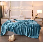 cheap Bed Blankets-Fleece Throw Blanket Flannel Fleece Throw Blankets Soft Warm Plush Jacquard Weave Pattern Blanket for Bed, Sofa, Couch Lightweight Fuzzy Cozy Decorative Blankets