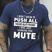 abordables T-shirt graphique pour hommes-Homme Lettre T-shirt Style décontracté 100% Coton Manche Courte Graphique Chemise Noir Blanche Rouge T-shirt confortable Vacances Occasionnel Vêtements de créateurs de mode
