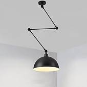 preiswerte Pendelleuchte-LED-Pendelleuchte, Macaron-Pole, Kipphebel-Kronleuchter, 30 cm, 3000 K, E27, 1-flammig, moderner Langarm-Strahler, Pendelleuchte, Bar, Loft, Restaurant (inklusive Leuchtmittel)