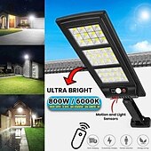 abordables appareils électroménagers-Motian lampe à led solaire 6000k lampadaire avec télécommande 3 fonction corps humain lumière à induction alimentation de cour extérieure