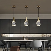 cheap Island Lights-28cm LED Pendant Light Geometric Shapes Island Light Metal Artistic Style Vintage Style Modern Style Artistic Nordic Style 85-265V