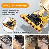 cheap Shaving &amp; Hair Removal-USB Rechargeable Baldheaded Hair Clipper Electric Hair Trimmer Cordless Shaver Trimmer Men Barber Hair Cutting Machine