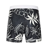 olcso férfi boxer úszónadrág-Férfi Deszkás short Úszónadrágok Nyári rövidnadrág Úszórövid Zseb Zsinór Rugalmas derék Grafika Mokaszinok Légáteresztő Rövid Hétköznapi Napi Szabadság Divat Utcai sikk Fekete Poros kék