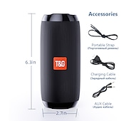 halpa Kaiuttimet-TG117 Bluetooth-kaiutin Bluetooth FM-radio Ulkoilu Vedenkestävä Puhuja Käyttötarkoitus Matkapuhelin