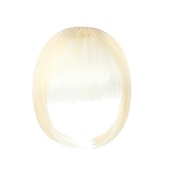 abordables Franges-Clip dans la frange extensions de cheveux frange naturelle clip sur le devant frange vaporeuse soignée temple une pièce accessoire de postiche pour les femmes