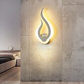 cheap Wall Lights-LED Wall Light Indoor Wall Lamp 2PCS Modern Acrylic Black Wall Mounted Wall Lamp Suitable for Home Office Bar AC85-265V