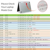 cheap Laptop Bags,Cases &amp; Sleeves-Crystal Laptop Case For Apple Macbook Air Pro Retina 11 12 13 15 16 inch Solid Colored Plastic Hard Clear Laptop Cover Protective Cover