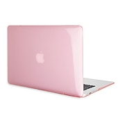 cheap Laptop Bags,Cases &amp; Sleeves-Crystal Laptop Case For Apple Macbook Air Pro Retina 11 12 13 15 16 inch Solid Colored Plastic Hard Clear Laptop Cover Protective Cover