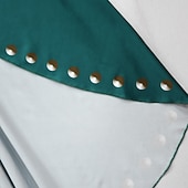 preiswerte Mädchen Verkleidung Kostüme-Buchwoche 2026: Prinzessin Anna, Kinderkleid, einfarbig, Partykleid, Bühnenkleid, Rundhalsausschnitt, lange Ärmel, Prinzessinnenkleid, 3-10 Jahre, Winter, Hellgrün