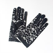 baratos Luvas de Casamento-Renda Até o Pulso Luva Elegante / De Renda Com Cor Pura Luvas de Festa / Casamento