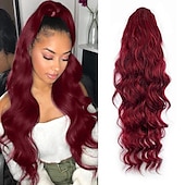 abordables Coletas-Coletas Clásico / sintético / Garra de oso / clip de mandíbula Pelo sintético Pedazo de cabello La extensión del pelo Rizado Larga Fiesta / Ropa Cotidiana / Fiesta y Noche