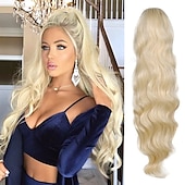 abordables Coletas-Coletas Clásico / sintético / Garra de oso / clip de mandíbula Pelo sintético Pedazo de cabello La extensión del pelo Rizado Larga Fiesta / Ropa Cotidiana / Fiesta y Noche