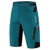 voordelige Heren Shorts, Panty&#039;s &amp; Broeken-WOSAWE Voor heren MTB shorts Wielrenshorts Fietsen Gewatteerde shorts MTB shorts Ruim Passend Bergracen Wegwielrennen Sport 3D-pad Fietsen Ademend Anatomisch ontwerp Zwart Groen Siliconen Kleding