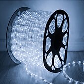 economico Plug in elettrico-stringa di luci a tubo a LED arcobaleno, luci al neon per festival a due fili da 220 V con spina UE, illuminazione decorativa per esterni per feste ed eventi