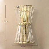 baratos Candeeiros de Parede de interior-Arandelas de parede de latão de 3 luzes iluminando luminárias de parede de vidro modernas arandelas de cristal iluminação de parede interna (lâmpada incluída)
