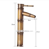 preiswerte Klassisch-Waschbecken Wasserhahn - klassischer antiker Messing-Centerset Einhand-Einloch-Badarmaturen