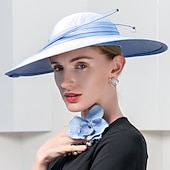 billige Partyhatter-Modedesign Elegant Hatter med Fjær 1PC Bryllup  Fest  Kveld Hodepryd å imponere Hatter Race Day Kjole