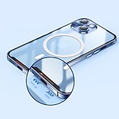 billige iPhone-etuier-telefon Etui Til iPhone 16 15 14 Pro Max Plus 13 12 11 Pro Max Med Magsafe og skjermbeskytter Magnetisk Matte Frosted Helfarge Metall PU lær