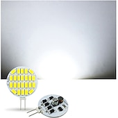 abordables Ampoules LED type maïs-10 pièces led bi broches lumières 24led ac/dc12v-36v courant constant large tension maïs lumières led bi-pin lumières g4 pin 5730 smd perles fenêtre armoire lampe ménage intérieur lampe lampe