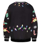 ieftine Ținuta amuzantă de Crăciun-Bărbați Fiecare Imprimeu Grafic Bere Hanorca Hanorca Trage pe dreapta Hanorac ușor Manșon Lung Hanorac Stil Nautic Șic Stradă Designer Casual Tipărire 3D Zilnic Sport Concediu Imprimeu Primăvara