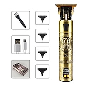 Χαμηλού Κόστους Ξύρισμα &amp; Αποτρίχωση-t9 usb ηλεκτρική μηχανή κοπής μαλλιών επαγγελματική ξυριστική μηχανή ανδρικής ξυριστικής μηχανής νέα επαναφορτιζόμενη κουρευτική για γένια εργαλεία κοπής κουρέων