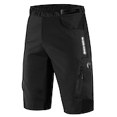 voordelige Heren Shorts, Panty&#039;s &amp; Broeken-WOSAWE Voor heren MTB shorts Wielrenshorts Fietsen Gewatteerde shorts MTB shorts Ruim Passend Bergracen Wegwielrennen Sport 3D-pad Fietsen Ademend Anatomisch ontwerp Zwart Groen Siliconen Kleding