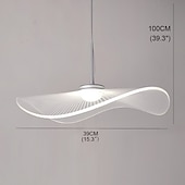 cheap Pendant Lights-LED Pendant Light Lotus Leaf Hat3000-6000K Adjustable Modren Suspension Classic Chandeliers Restaurant Bedroom Fashion Pendant Light For Living Room 110-240V Bulb Included