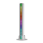 cheap Smart Lights-RGB LED Smart Light Voice-controlled Synchronous Rhythm Light Internet Popular Color Music Environment Light Car Desktop Sensing Creative Led Atmosphere Light