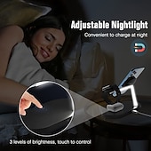 baratos Carregadores Sem Fio-Carregador Sem Fios 15 W Potência de saída Estação de carregamento sem fio Carregamento rápido sem fio Magnética 5 em 1 Para Magsafe iPhone 14/13/12 Pro Max Mini, iWatch SE/8/7/6/5/4/3/2/1