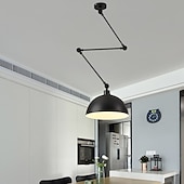 preiswerte Pendelleuchte-LED-Pendelleuchte, Macaron-Pole, Kipphebel-Kronleuchter, 30 cm, 3000 K, E27, 1-flammig, moderner Langarm-Strahler, Pendelleuchte, Bar, Loft, Restaurant (inklusive Leuchtmittel)