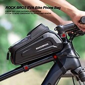 baratos Mochilas de Ciclismo-Bolsa para Quadro de Bicicleta Sensível ao Toque Portátil Á Prova-de-Chuva Bolsa de Bicicleta Material impermeável Bolsa de Bicicleta Bolsa de Ciclismo Moto Ciclismo
