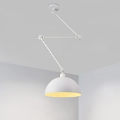 preiswerte Pendelleuchte-LED-Pendelleuchte, Macaron-Pole, Kipphebel-Kronleuchter, 30 cm, 3000 K, E27, 1-flammig, moderner Langarm-Strahler, Pendelleuchte, Bar, Loft, Restaurant (inklusive Leuchtmittel)