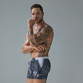 olcso férfi boxer úszónadrág-Férfi Deszkás short Úszónadrágok Nyári rövidnadrág Úszórövid Zseb Zsinór Rugalmas derék Grafika Mokaszinok Légáteresztő Rövid Hétköznapi Napi Szabadság Divat Utcai sikk Fekete Poros kék